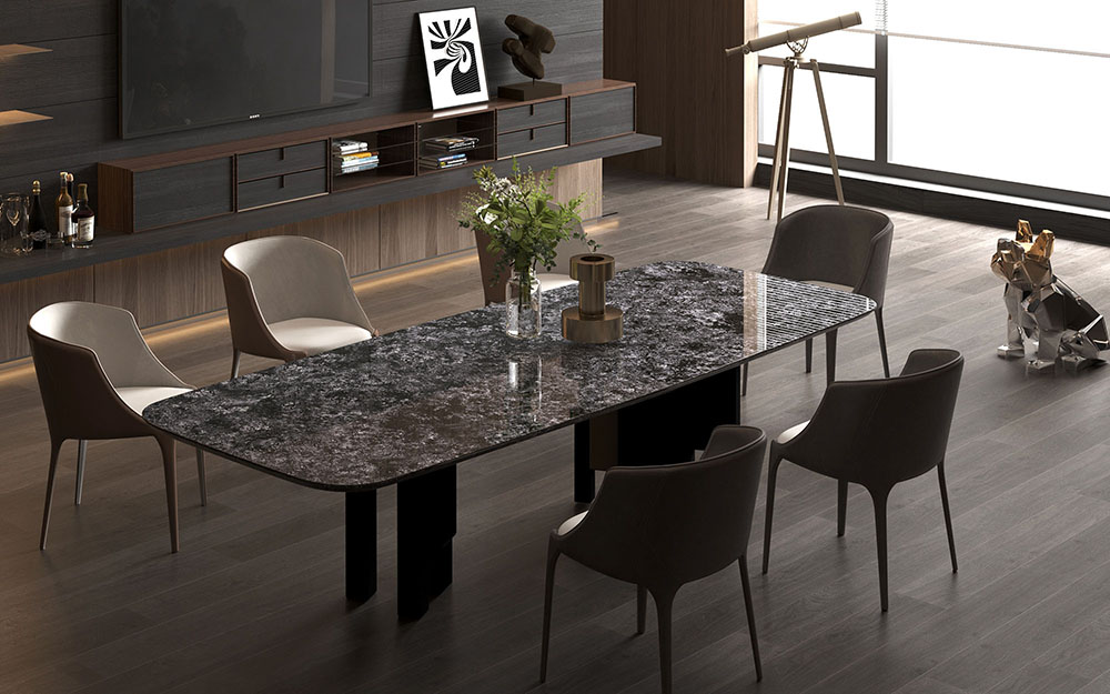 sintered stone dining table 