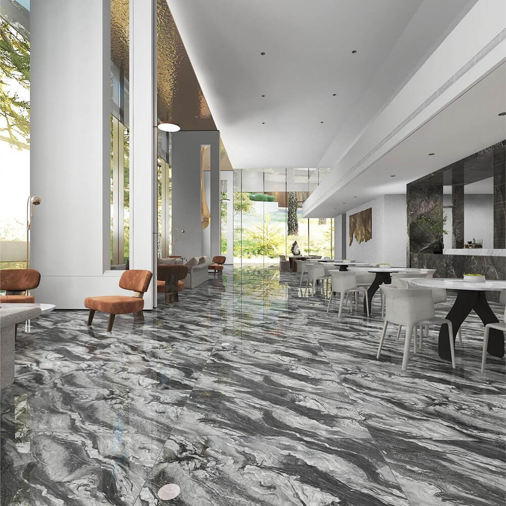 villa design luxury stone floor tiles 