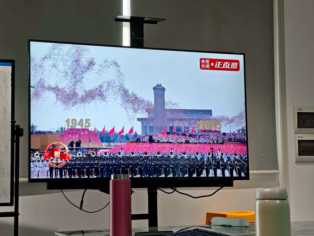 The military parade ended successfully