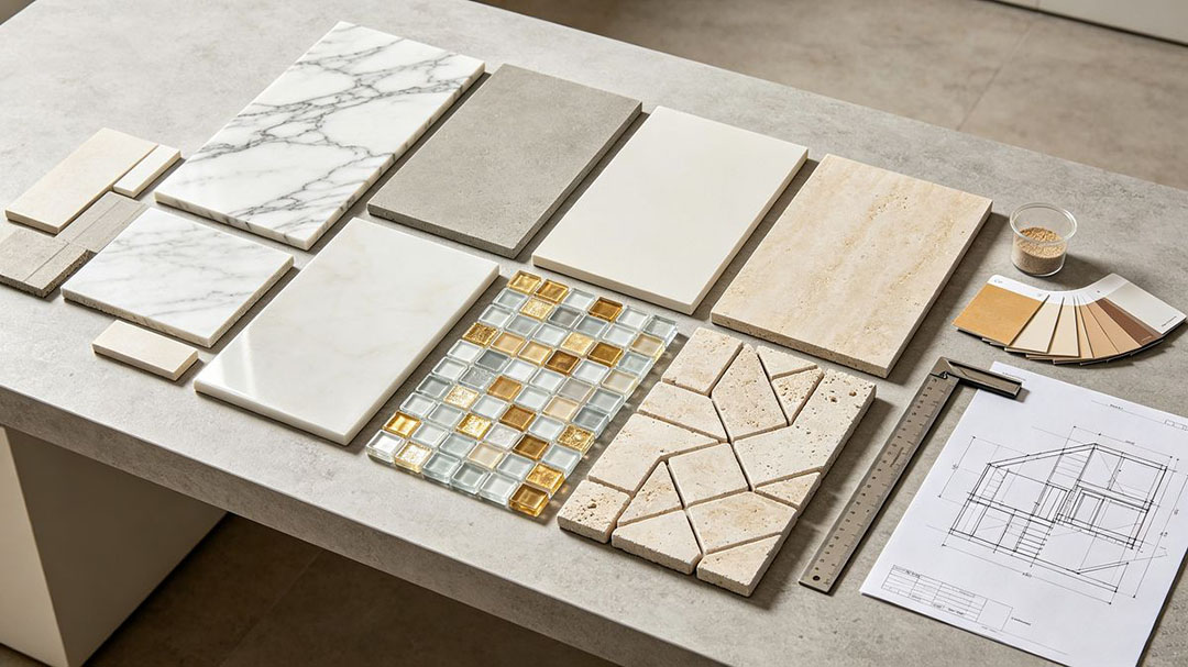 custom handmade tiles for boutique hotel