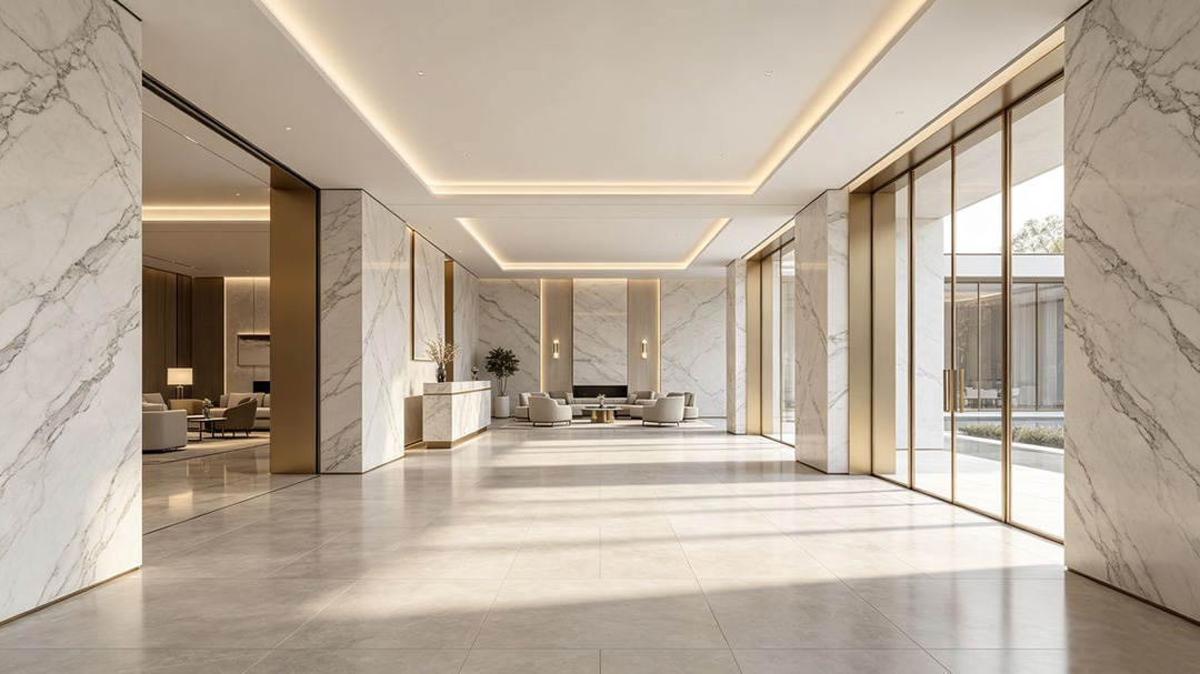 Wholesale porcelain tiles for hotel construction project